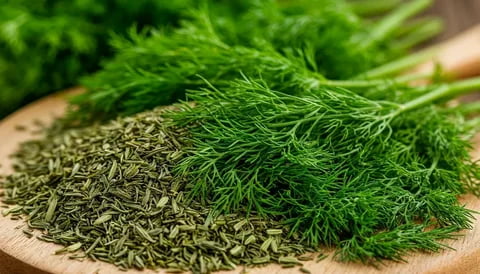 تصویر 1 از شوید خشک محلی با عطر طبیعی و طعم اصیل